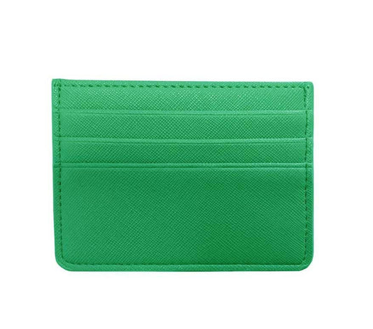 Kelly Green Multi Slotted Cardholder/Wallet