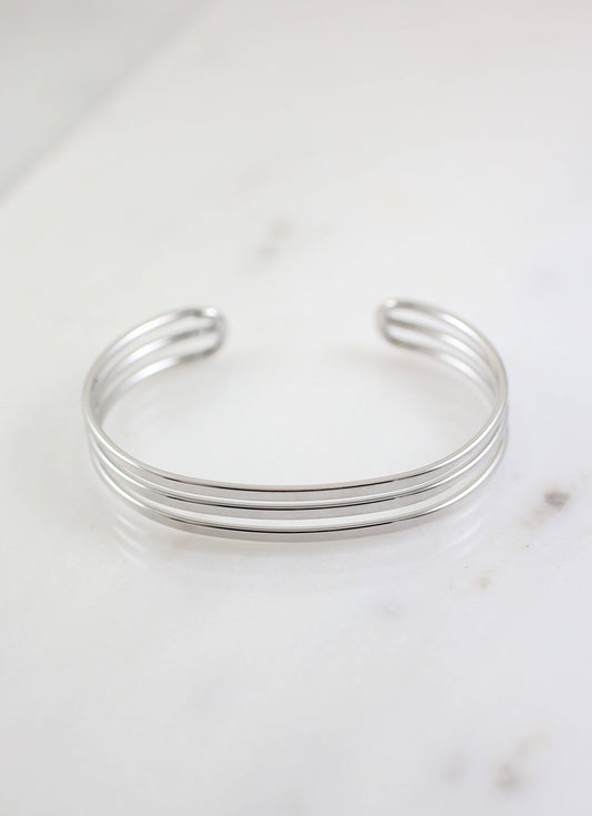 Abnor Triple Row Cuff SILVER