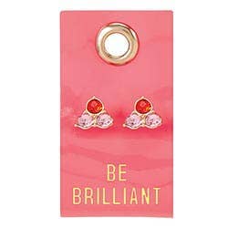"Be Brilliant" Gemstone Earring
