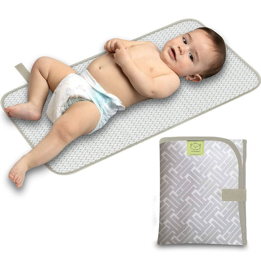 Swift Portable Changing Pad for Baby, Diaper Changing Mat-Gray Mod