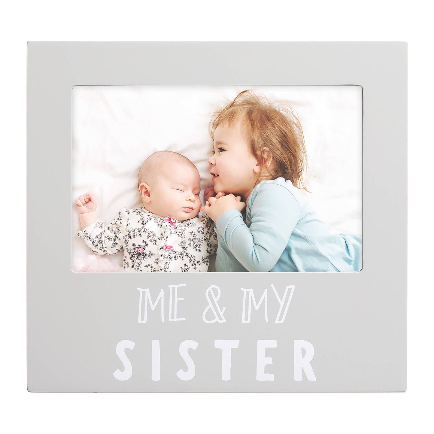 Gray "Me and My Sister" Sentiment Frame