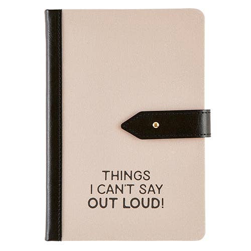 "Things I Can't Say Out Loud" Linen Journal