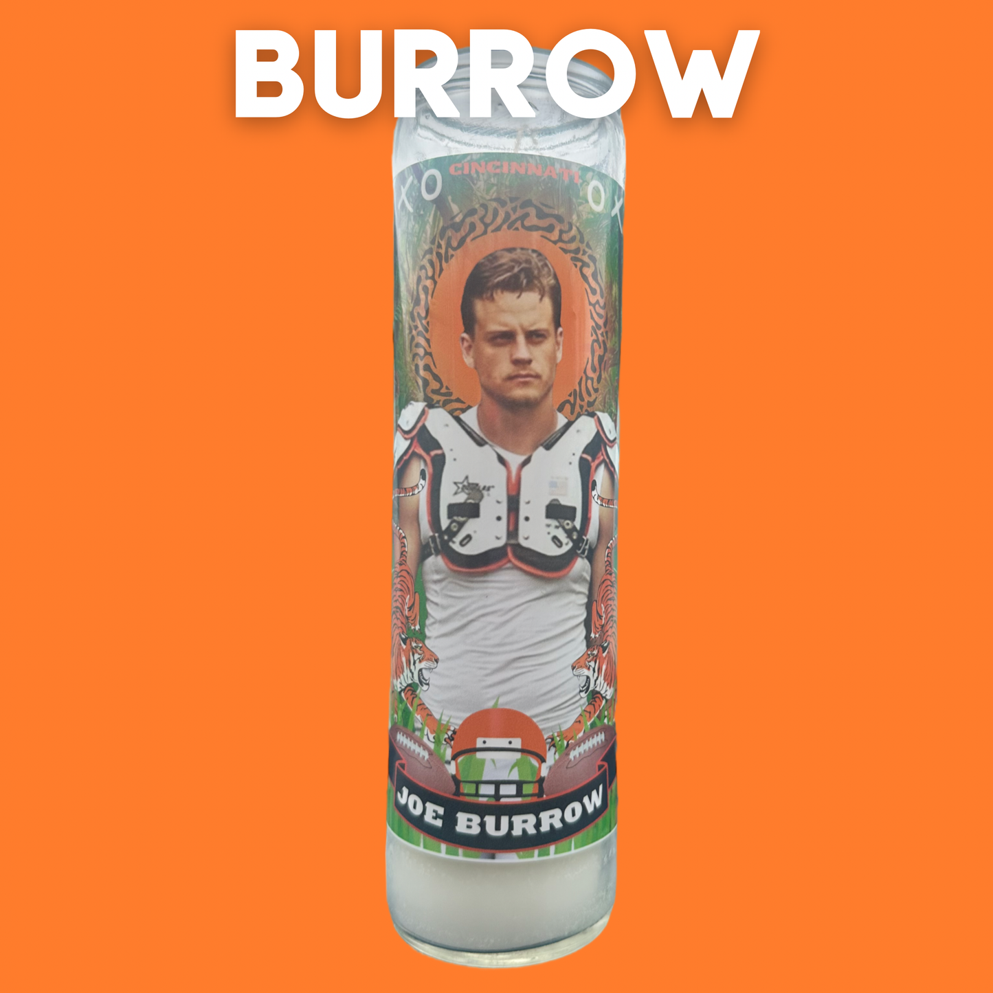 Joe Burrow Cincinnati Bengals Altar Candle