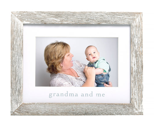 Rustic "Grandma and Me" Sentiment Frame