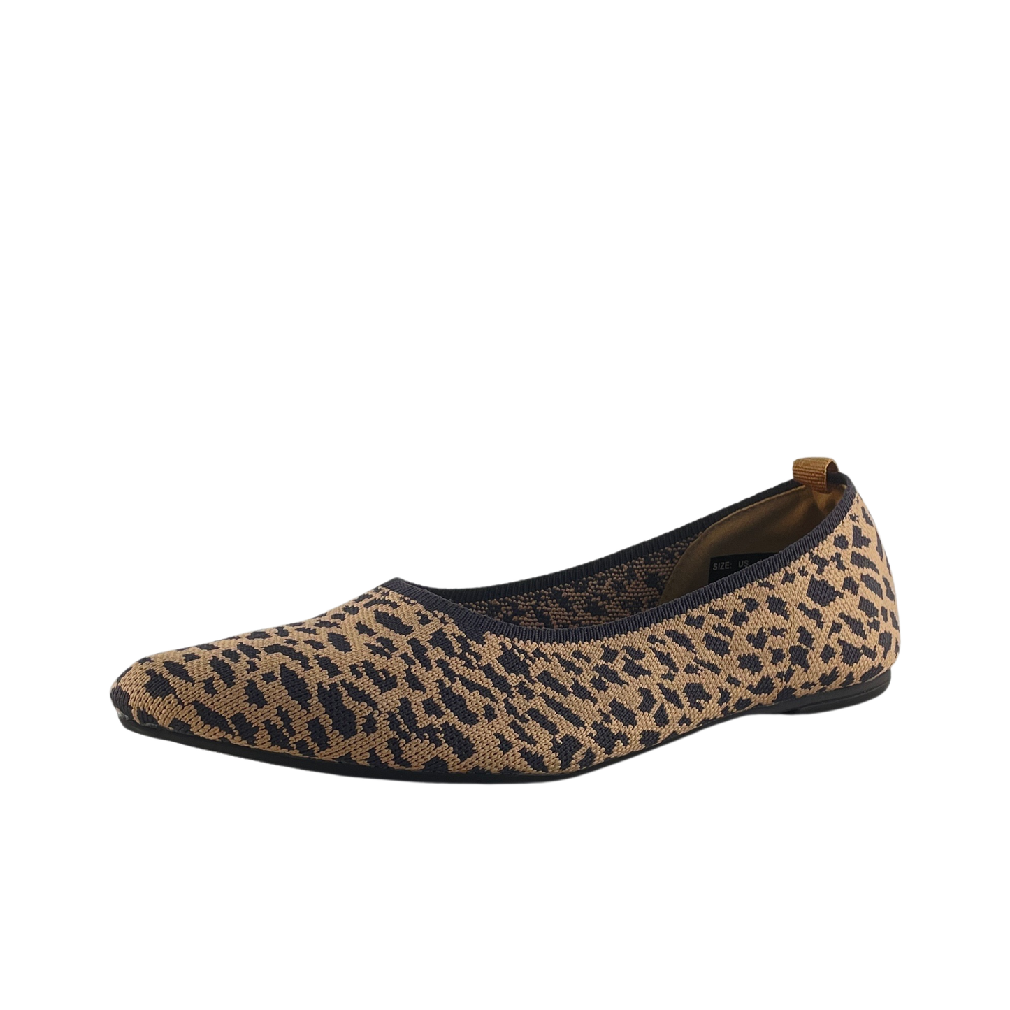 Leopard Print Slip on Pointed Toe Flat