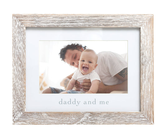 Rustic "Daddy and Me" Sentiment Frame, Rustic