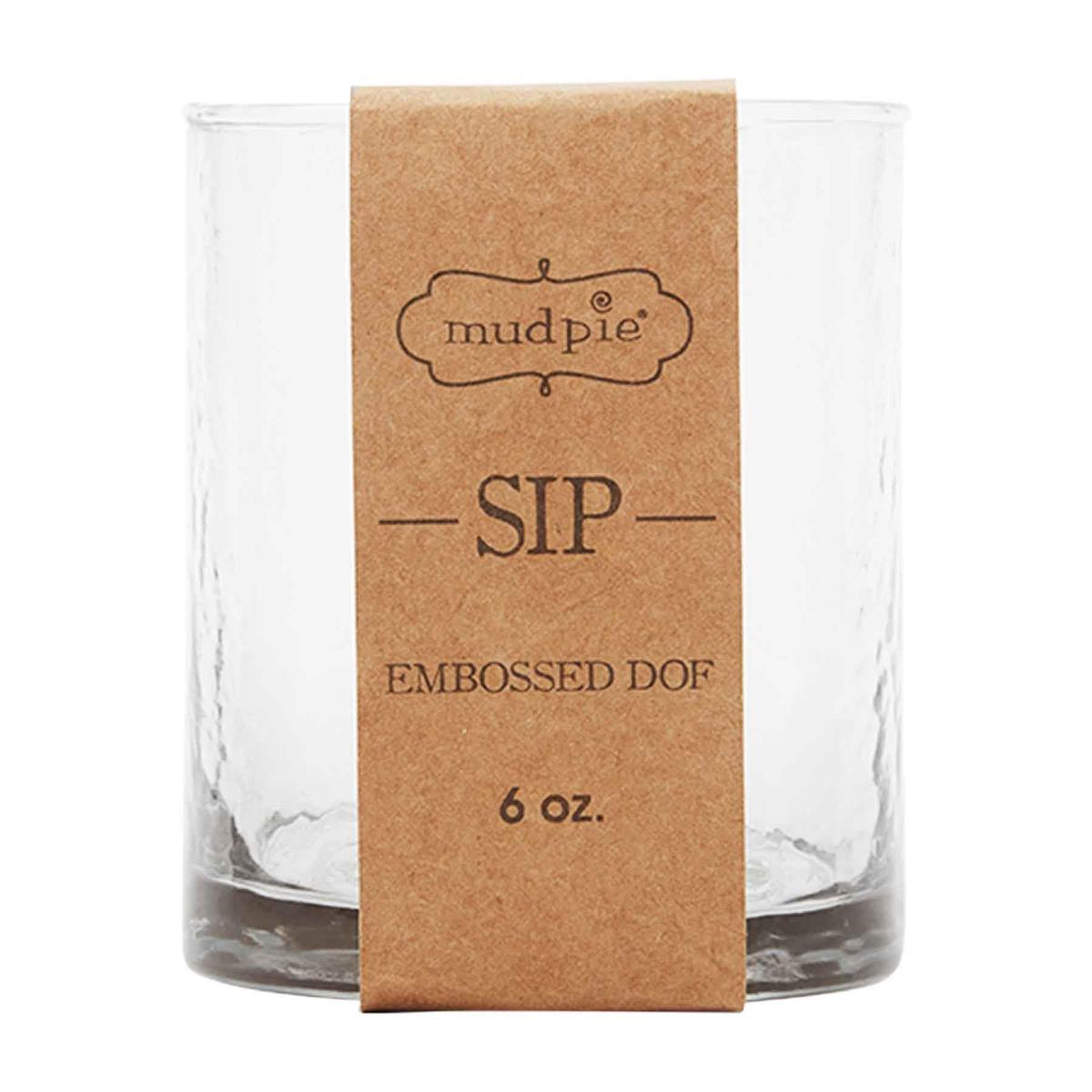 Embossed Double Old Fashion Glass