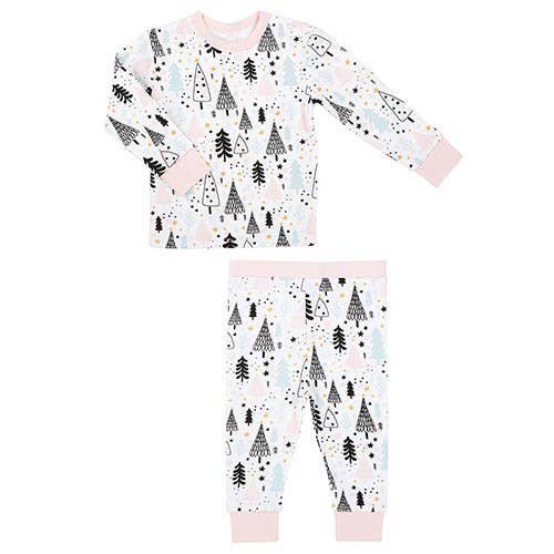 2pc Pj Holiday Forest 6-12mos