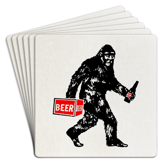 " Bigfoot beer..." Paper Coaster 6pk