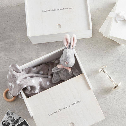 "Favorite Things" Wood Baby Keepsake Box