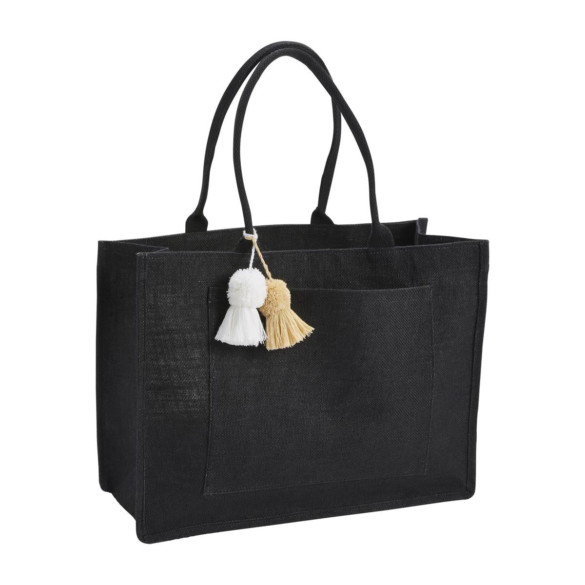 Jute Tote Black