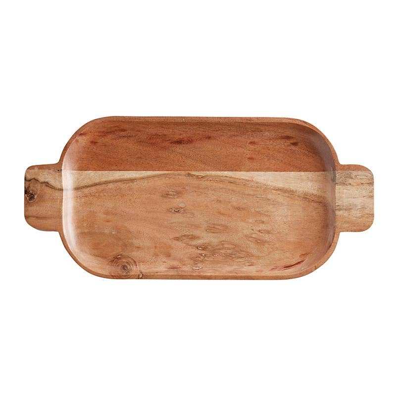 Acacia Wood Large Rectangle Tray