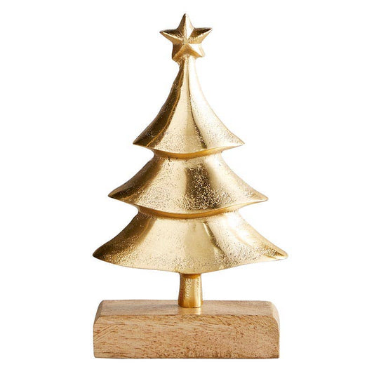 Xmas Tree With Base Gold