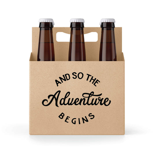 And So the Adventure Begins 6-pack Holder