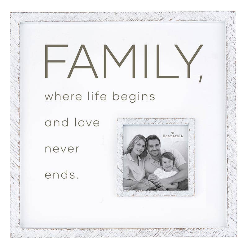 "Family" Large Wood Frame