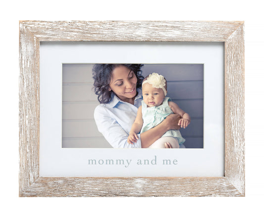 Rustic "Mommy and Me" Sentiment Frame