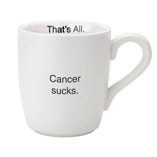 "Cancer Sucks" Ceramic Mug