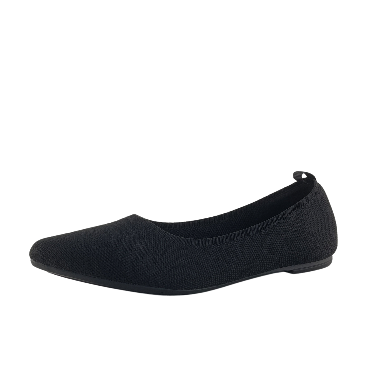 Black Slip On Flat