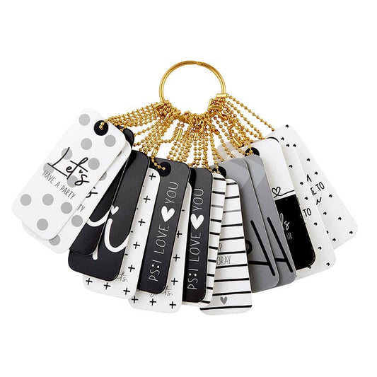 Gift Tag Book - Black and White