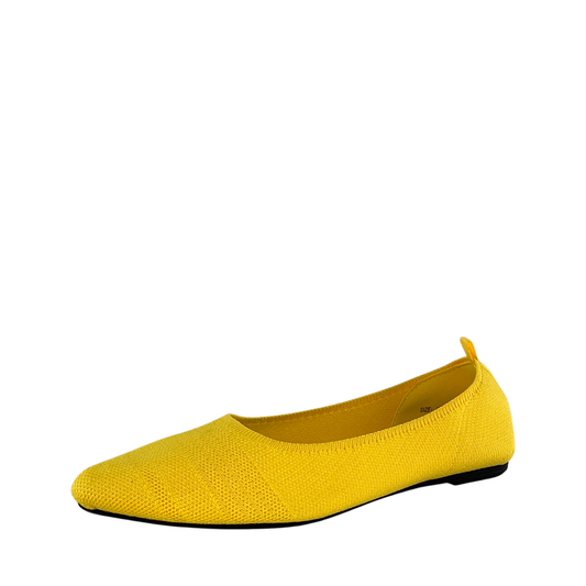 Yellow Slip On Flat