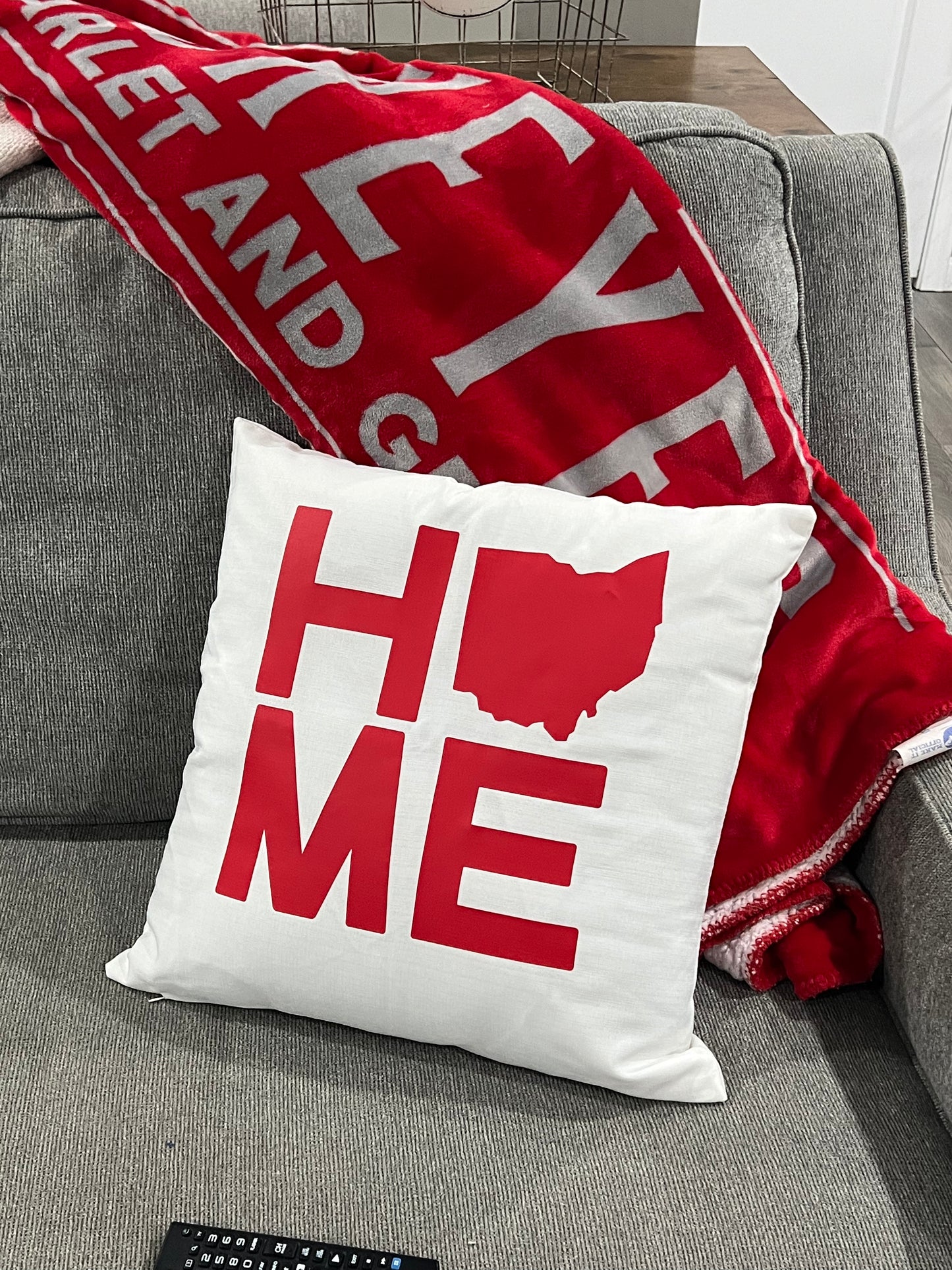 OHIO Home 18x18 Pillow Cover