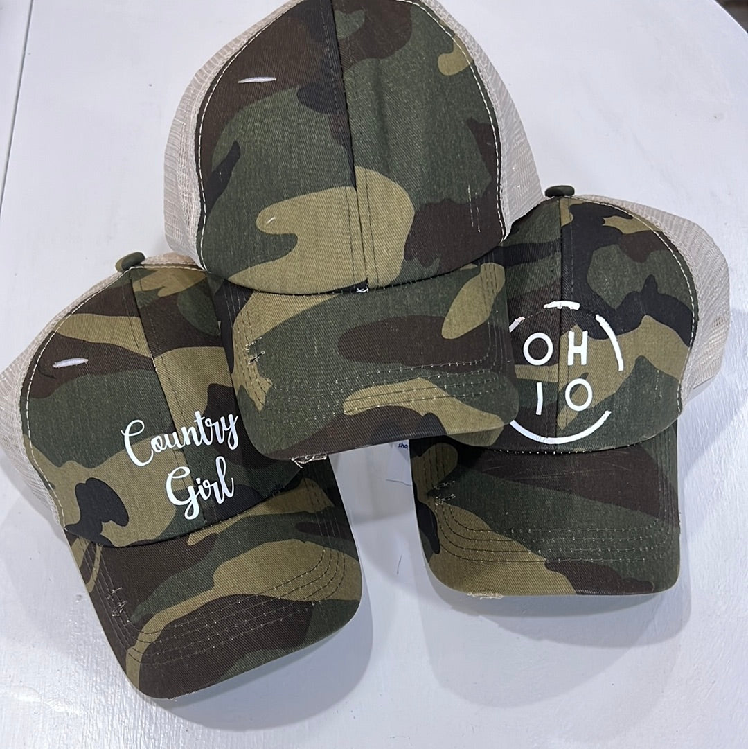 Camo Trucker's Hat