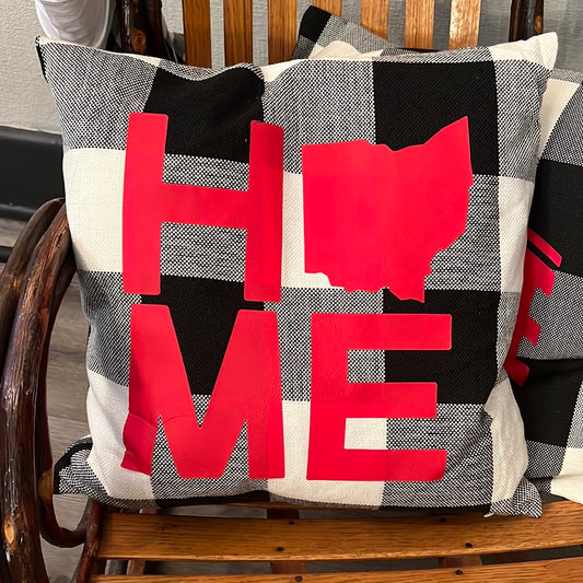 Ohio HOME Pillow Cover