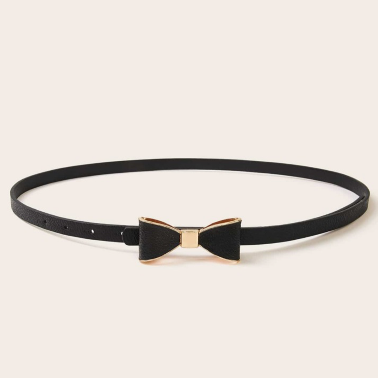 Bow Design Buckle Skinny Belt. Choice