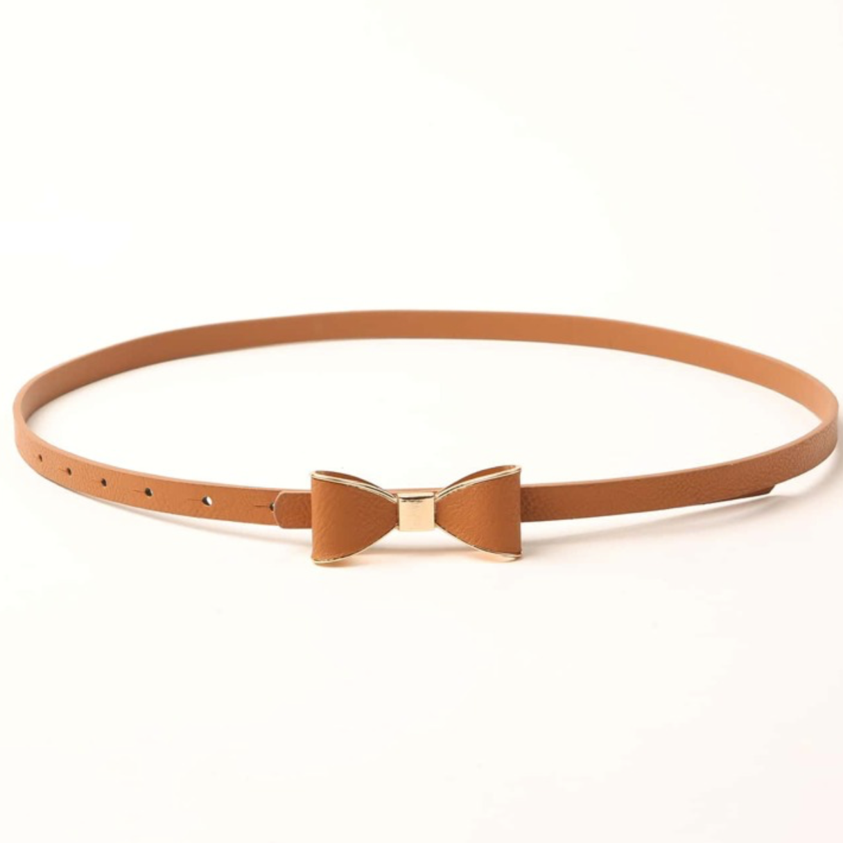 Bow Design Buckle Skinny Belt. Choice