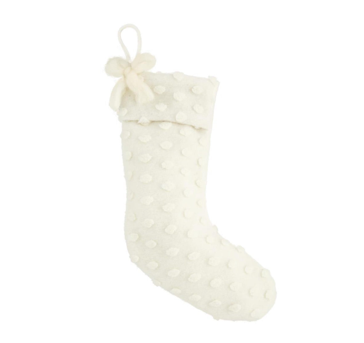 Dotted Wool Stocking