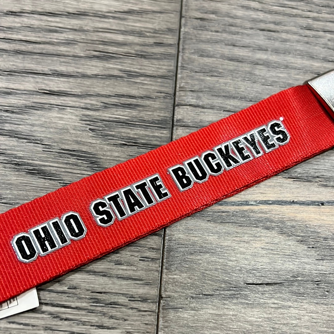 NCAA Ohio State Buckeyes Deluxe Wristlet Keychain