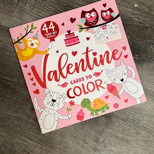 Valentine Cards to Color Book/Valentines