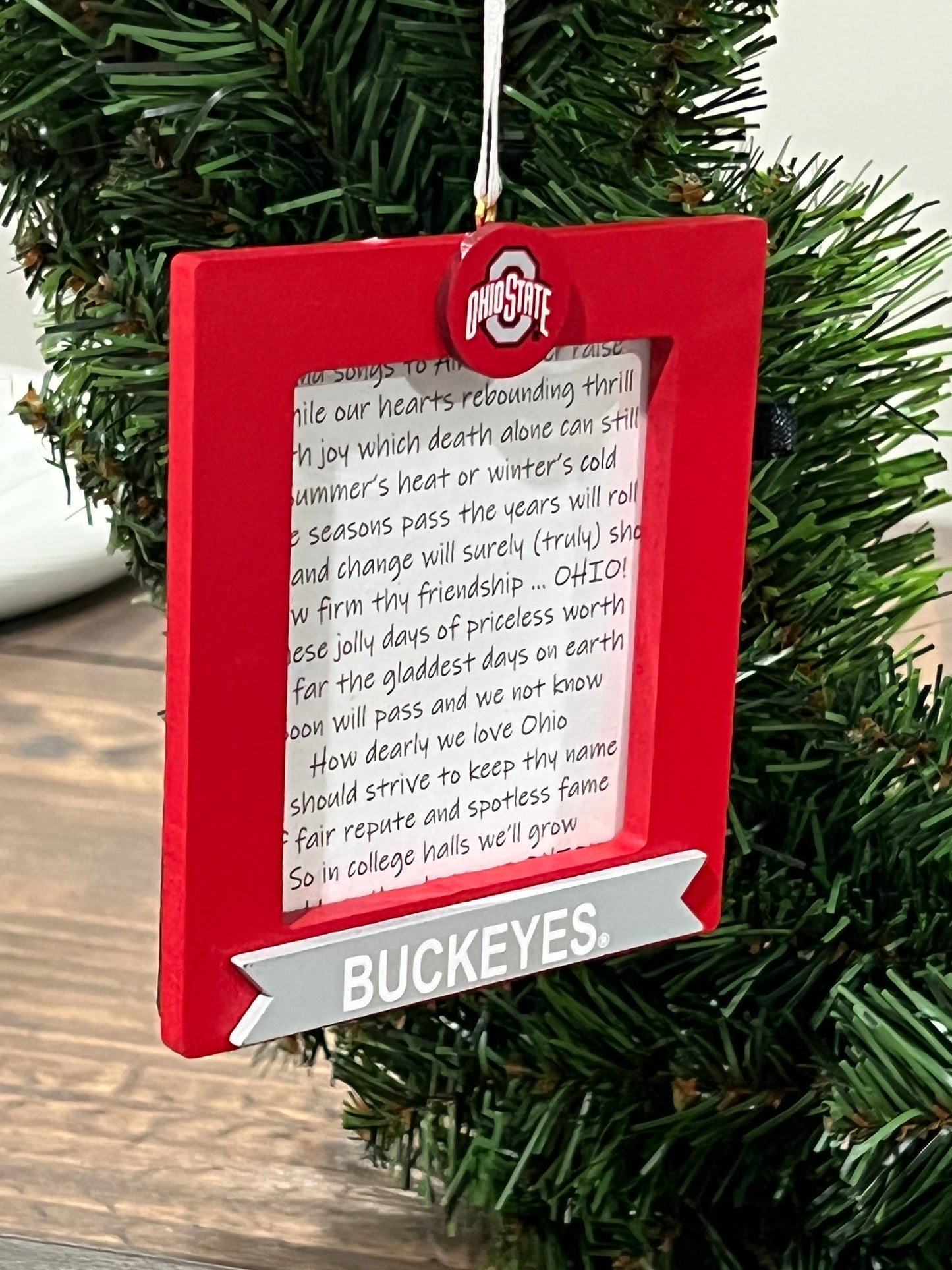 Ohio State University Photo Ornament