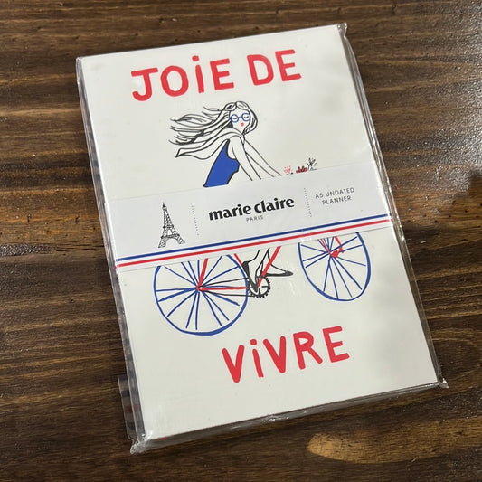 Paris Inspired "Joie De Vivre" Undated Planner