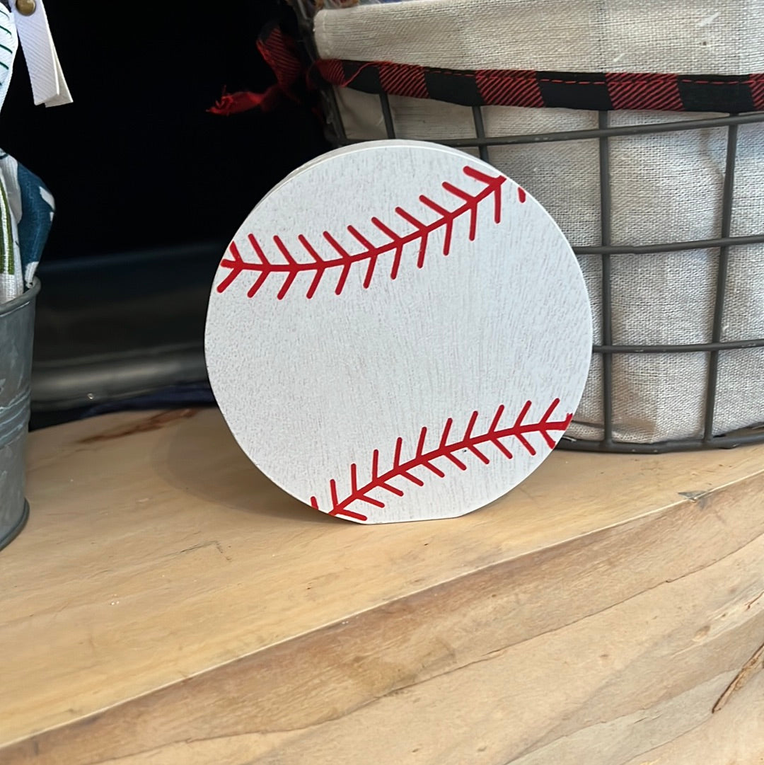 Baseball tabletop decor