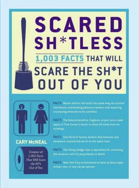 "SCARED SH*TLESS: 1,003 FACTS THAT WILL SCARE THE SH*T OUT OF YOU" Book